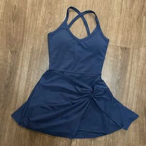 Amazon Navy Blue Mini Athletic Dress